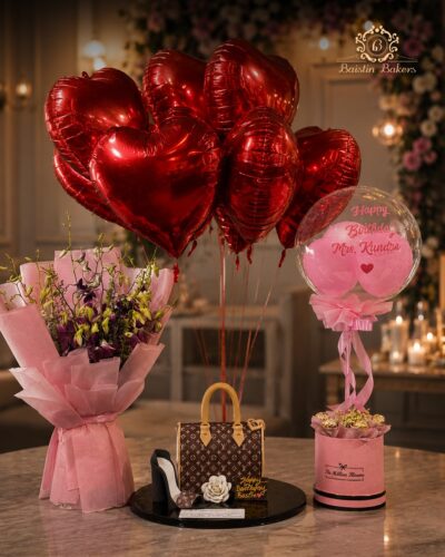 Luxury Birthday Cake & Flower Hamper in Jalandhar