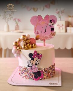 Minnie Mouse Birthday Cake in Jalandhar