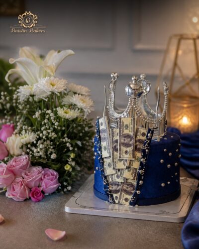 Royal Money Pull Crown Surprise Cake