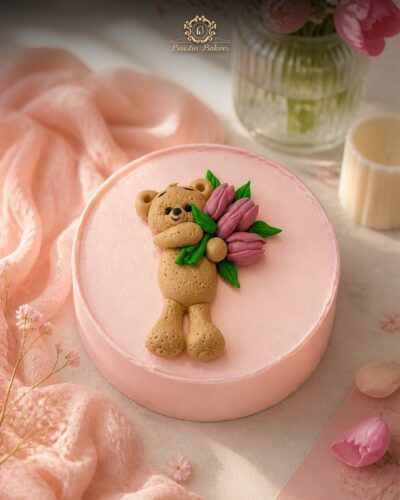 Teddy Bear Cake, Floral Cake, Pink Cake, Birthday Cake, Girls Cake, Cute Cake, Designer Cake, Baby Shower Cake, Love Cake, Customized Cake, Celebration Cake, Premium Cake, Gift Cake, Romantic Cake, Elegant Cake