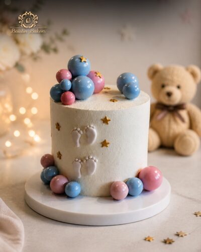 Baby Shower Cake, Gender Reveal Cake, Welcome Baby Cake, Baby Feet Cake, Naming Ceremony Cake, Newborn Celebration Cake, Baby Theme Cake, Customized Cake, Designer Cake, Baby Birthday Cake