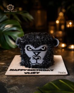 King Kong gorilla face designer cake by Baistin Bakers Jalandhar